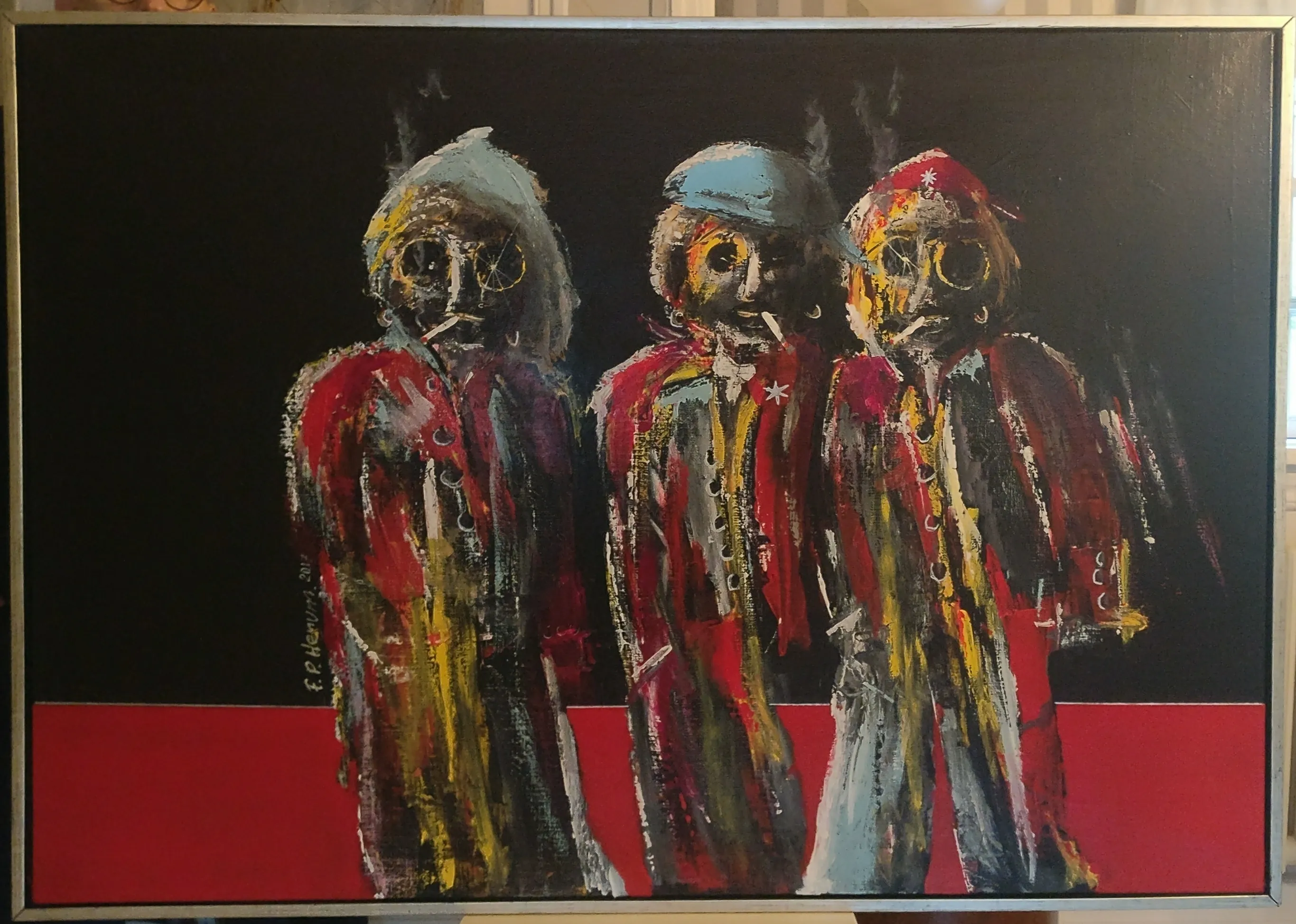 Maleri nr 124 100 cm X 140 cm